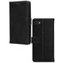 Mobilize Wallet Housse iPhone 8 Etui en Cuir Véritable Porte-Monnaie - Noir