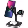 Mobigear MagStation Pro 3in1 Station de Charge MagSafe pour iPhone / AirPods & Apple Watch - Noir