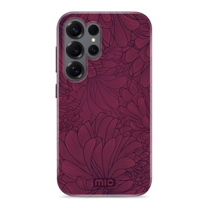 MIO Coque Samsung Galaxy S26 Ultra MagSafe Coque arrière Rigide - Berry Blooms