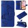 Mobigear Butterfly Housse iPhone 16 Plus Etui Porte-Monnaie - Bleu