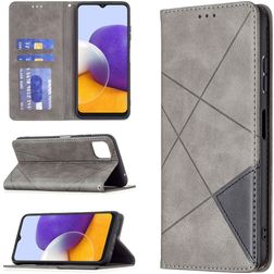 Mobigear Rhombus Slim Samsung Galaxy A22 5G Étui - Gris