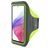 Mobiparts Comfort Fit Brassard Téléphone Samsung Galaxy A53 Brassard Coque de Sport en Neoprène - Neon Green