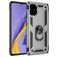 Mobigear Armor Ring Samsung Galaxy A51 Plastique rigide Coque arrière Antichoc avec bague de maintien - Argent