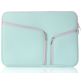 Mobigear Double Zipper Pochette Ordinateur portable en Neoprène (max 23 cm x 32 cm) Housse ordinateur - Vert