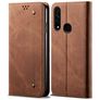 Mobigear Denim Slim Housse OPPO A31 Etui Porte-Monnaie - Marron