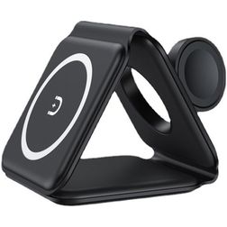 Mobigear MagFold 3in1 Station de Charge Qi Pliable - Noir