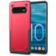 Mobigear Slim Armor Coque Samsung Galaxy S10 Plus Coque arrière Rigide Anti-Chocs - Rouge