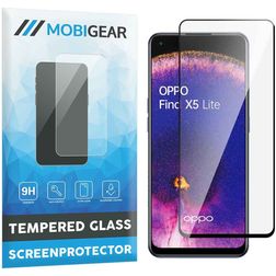 Mobigear Premium OPPO Find X5 Lite Verre trempé Protection d'écran - Compatible Coque - Noir