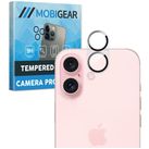 Mobigear iPhone 16 Verre trempé Protection Caméra - Compatible Coque