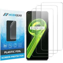 Mobigear Realme 9 4G Protection d'écran Film - Compatible coque (Lot de 3)