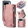 CaseMe 008 Google Pixel 9 Pro XL Coque Étui 2en1 avec coque amovible Portefeuille - Rose