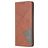 Mobigear Rhombus Slim Housse Huawei P40 Pro Etui - Marron