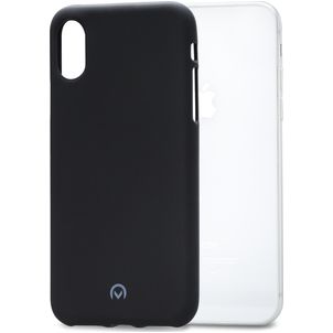 Mobilize Gelly Coque iPhone XS Max Coque arrière en TPU Souple - Matt Black