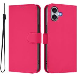 Mobigear Urban Wallet Housse iPhone 16 Plus Etui Porte-Monnaie - Magenta