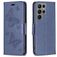 Mobigear Butterfly Housse Samsung Galaxy S24 Ultra Etui Porte-Monnaie - Bleu