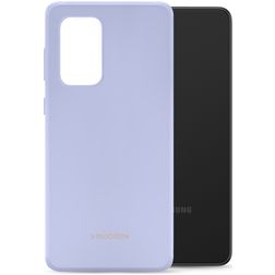 Mobilize Rubber Gelly Coque Samsung Galaxy A33 Coque arrière en TPU Souple - Pastel Purple