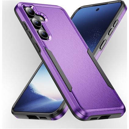 Mobigear Heavy Armor Samsung Galaxy S24 Plastique rigide Coque arrière Antichoc - Violet