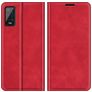 Mobigear Retro Slim Housse Wiko Power U20 Etui Porte-Monnaie - Rouge