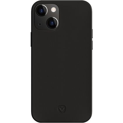Valenta Coque iPhone 14 Pro Max MagSafe Coque arrière en Cuir Véritable - Noir