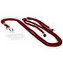 Mobiparts Phonecord - Cordon de téléphone universel ajustable - Plum Red