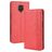 Mobigear Sensation Housse Xiaomi Redmi Note 9S Etui Porte-Monnaie - Rouge