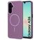 Mobiparts Slim Line Coque Samsung Galaxy A26 MagSafe Coque arrière Rigide - Imperial Purple