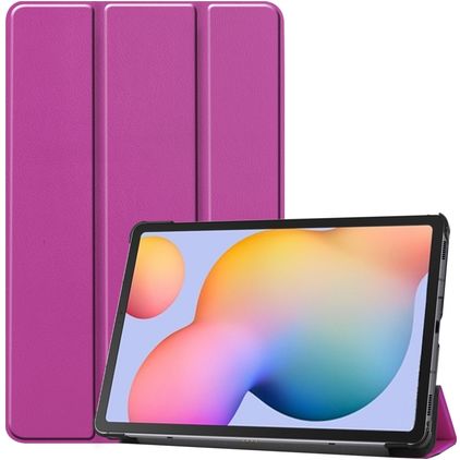 Mobigear Tri-Fold Coque Samsung Galaxy Tab S6 Lite Etui - Violet