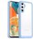 Mobigear Crystal Samsung Galaxy A14 Plastique rigide Coque arrière - Transparent / Bleu