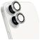 Mobiparts iPhone 16 Plus Verre trempé Protection objectif caméra - Compatible coque - Argent