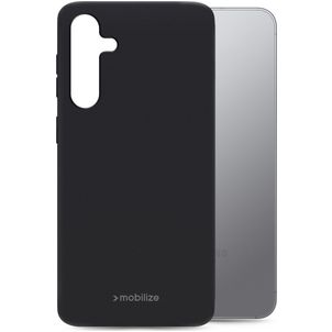Mobilize Rubber Gelly Coque Samsung Galaxy S26 Plus Coque arrière en TPU Souple - Noir