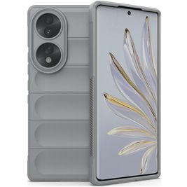 Mobigear Bumpy Coque HONOR 70 Coque arrière en TPU Souple - Gris