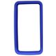 Xccess Rubber Coque iPhone 4 Coque arrière en Silicone - Bleu
