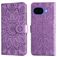 Mobigear Sunflower Housse Google Pixel 10a Etui Porte-Monnaie - Violet
