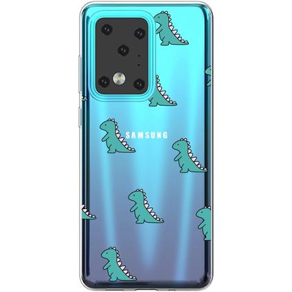 Mobigear Design Samsung Galaxy S20 Ultra TPU souple Coque arrière - Dino