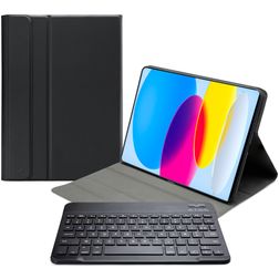 Mobilize Detachable Bluetooth Keyboard Coque iPad 10 (2022) Etui Clavier Bluetooth AZERTY - Noir