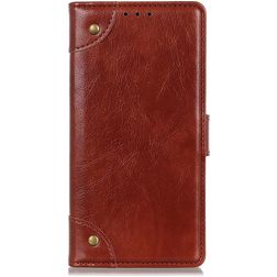 Mobigear Ranch Housse HTC Desire 21 Pro Etui Porte-Monnaie - Marron