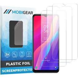 Mobigear TCL 30E Protection d'écran Film - Compatible coque (Lot de 3)