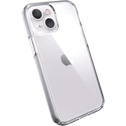 Speck Presidio Perfect Clear Coque Transparente iPhone 13 Mini Coque arrière Rigide Anti-Chocs - Transparent
