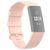 Mobigear Cross Bracelet Silicone Fitbit Charge 4 Fermeture boucle ardillon - Rose