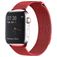 Mobigear Loop Bracelet Milanais pour Apple Watch Fermeture magnétique - 42/41/40/38 mm - Rouge