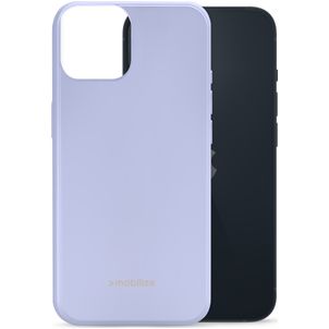 Mobilize Rubber Gelly Coque iPhone 14 Coque arrière en TPU Souple - Pastel Purple