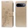 Mobigear Flowers Housse Google Pixel 11 Pro XL Etui Porte-Monnaie - Or