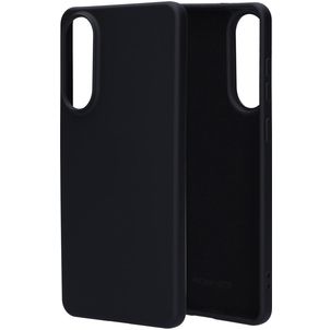 Mobiparts Coque Samsung Galaxy S25 Edge Coque arrière en Silicone - Noir