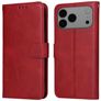 Mobigear Wallet Housse iPhone 17 Pro Max Etui Porte-Monnaie - Rouge