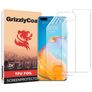 GrizzlyCoat Huawei P40 Pro Plus Hydrogel TPU Protection d'écran - Compatible Coque + Cadre d'installation (Lot de 2)
