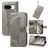 Mobigear Butterfly Housse Google Pixel 8 Etui Porte-Monnaie - Gris