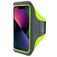 Mobiparts Comfort Fit Brassard Téléphone iPhone 13 Pro Brassard Coque de Sport en Neoprène - Neon Green
