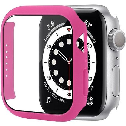 Mobigear Colors Coque Apple Watch - 45 mm Coque Rigide - Magenta