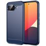 Mobigear Brushed Slim Coque Google Pixel 10a Coque arrière en TPU Souple - Bleu