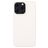 Mobigear Rubber Touch Coque iPhone 14 Coque arrière en Silicone - Blanc